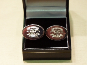 Special Boat Service (SBS) frog Sterling Silver cufflinks - Click Image to Close